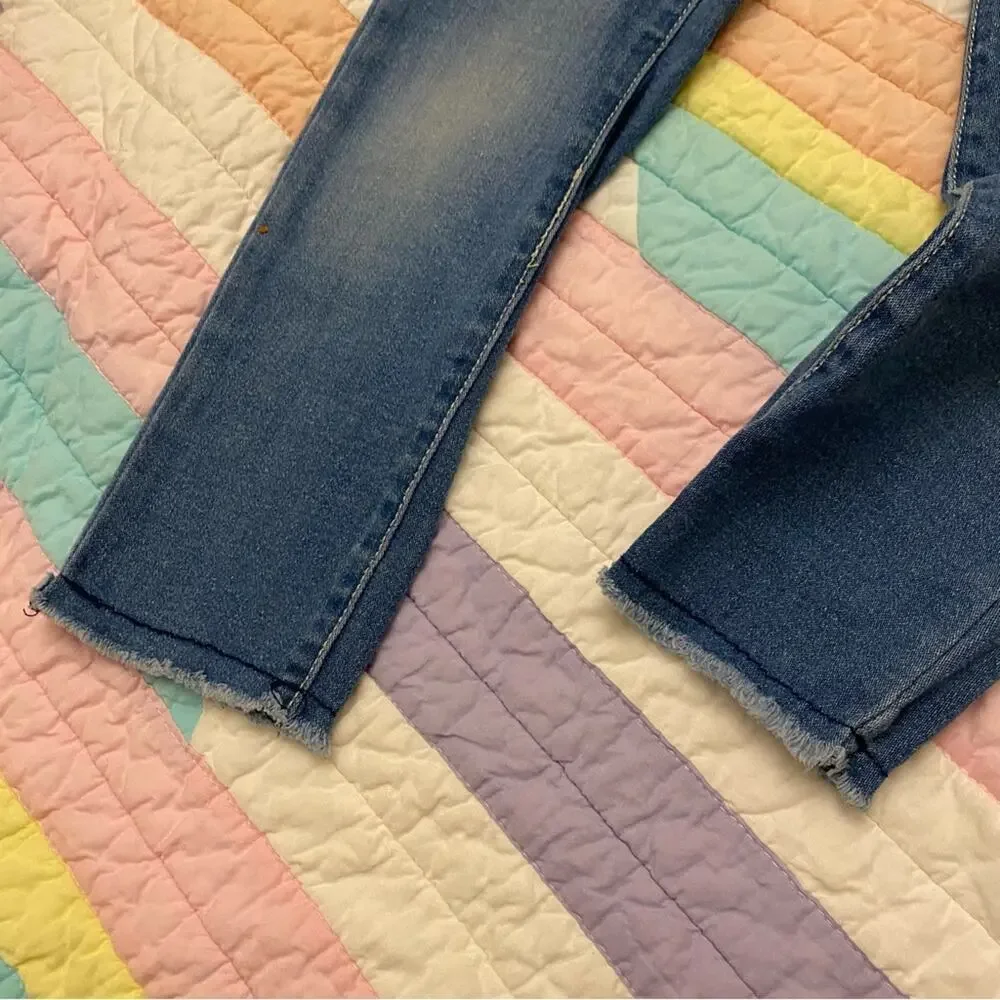Jessica Simpson Jeans sz 5 adjustable waist tabs Straight Leg Jeans